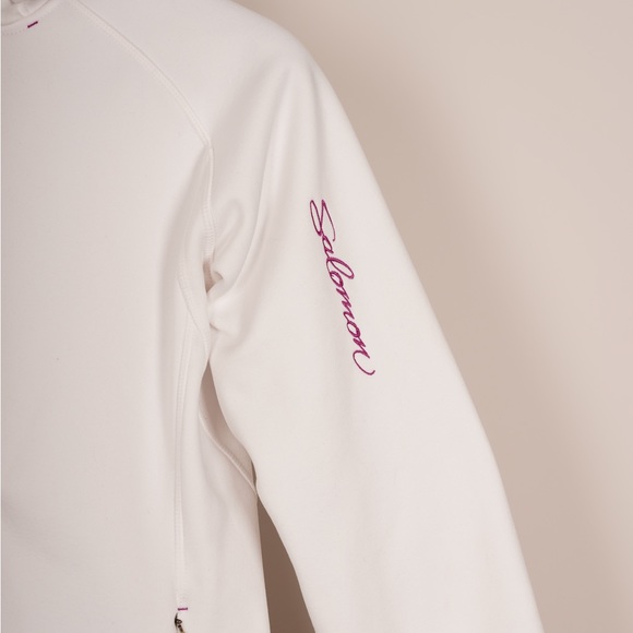 White Salomon Acti-therm Midlayer jacket, Size medium - Picture 2 of 5